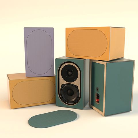 Stereo bookshelf speaker